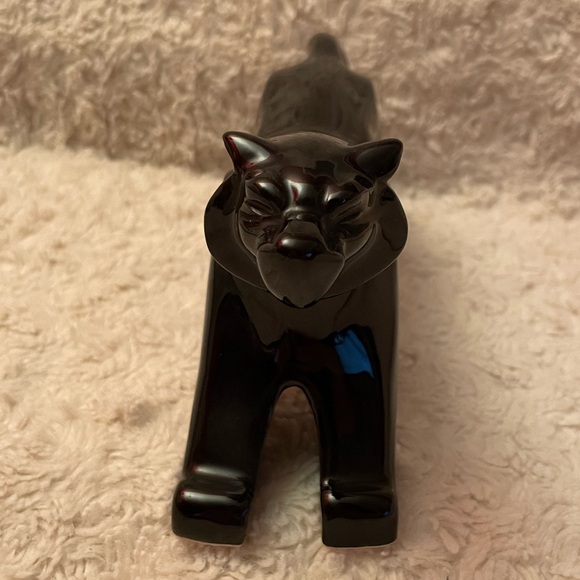 RARE Giftcraft Japan VintageBlack Jaguar/Panther Ceramic in Like New Condition - Picture 10 of 13